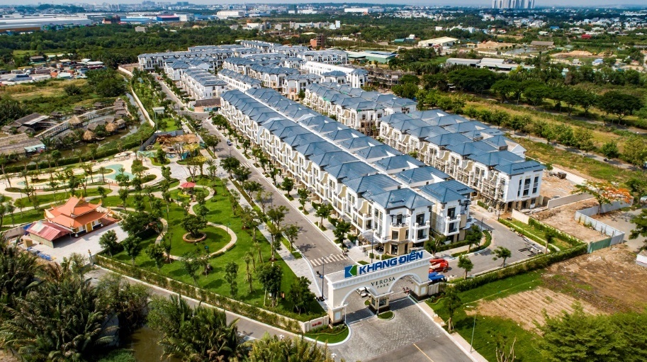 Nha lien ke, biet thu khu dong TP.HCM thu hut cu dan thanh dat hinh anh