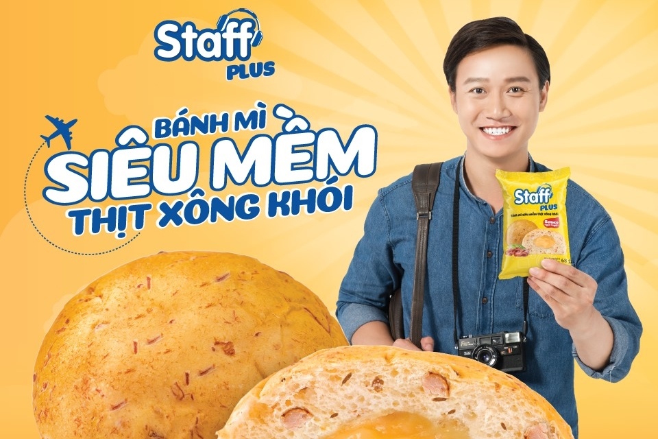 Banh mi thit xong khoi Staff Plus - vua tien loi lai bo duong hinh anh