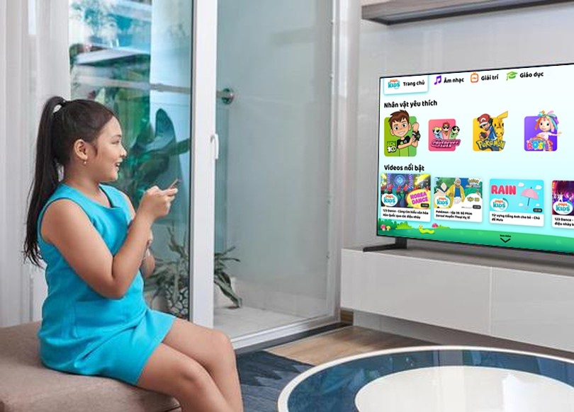 Vui hoc cac chuong trinh thieu nhi do POPS Kids va Samsung san xuat hinh anh
