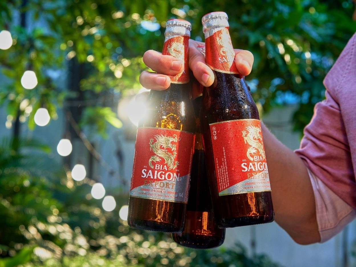 Sabeco danh 80 ty tri an khach dung Bia Saigon Export hinh anh