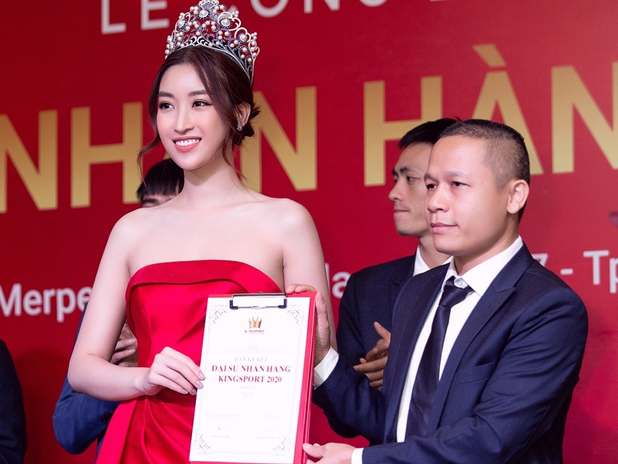 Kingsport cong bo chon Do My Linh lam dai su thuong hieu hinh anh