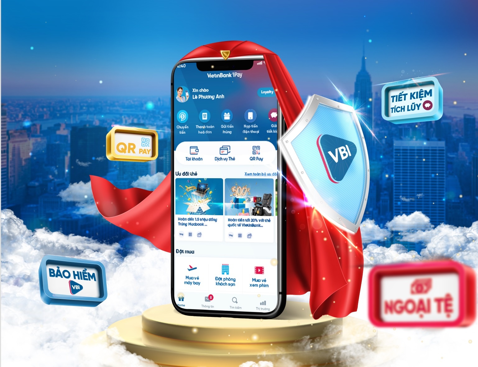 VietinBank iPay Mobile 5.1 cung cap hon 100 tinh nang huu ich hinh anh