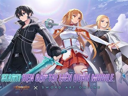 Ra mat trang phuc hop tac giua Lien Quan Mobile va Sword Art Online hinh anh