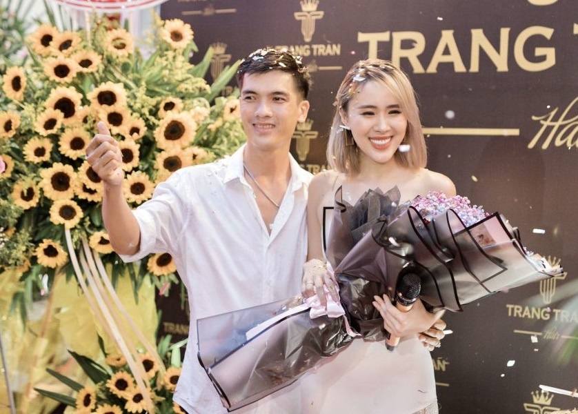 Trang Tran Hair khai truong salon toc cao cap tai Soc Trang hinh anh