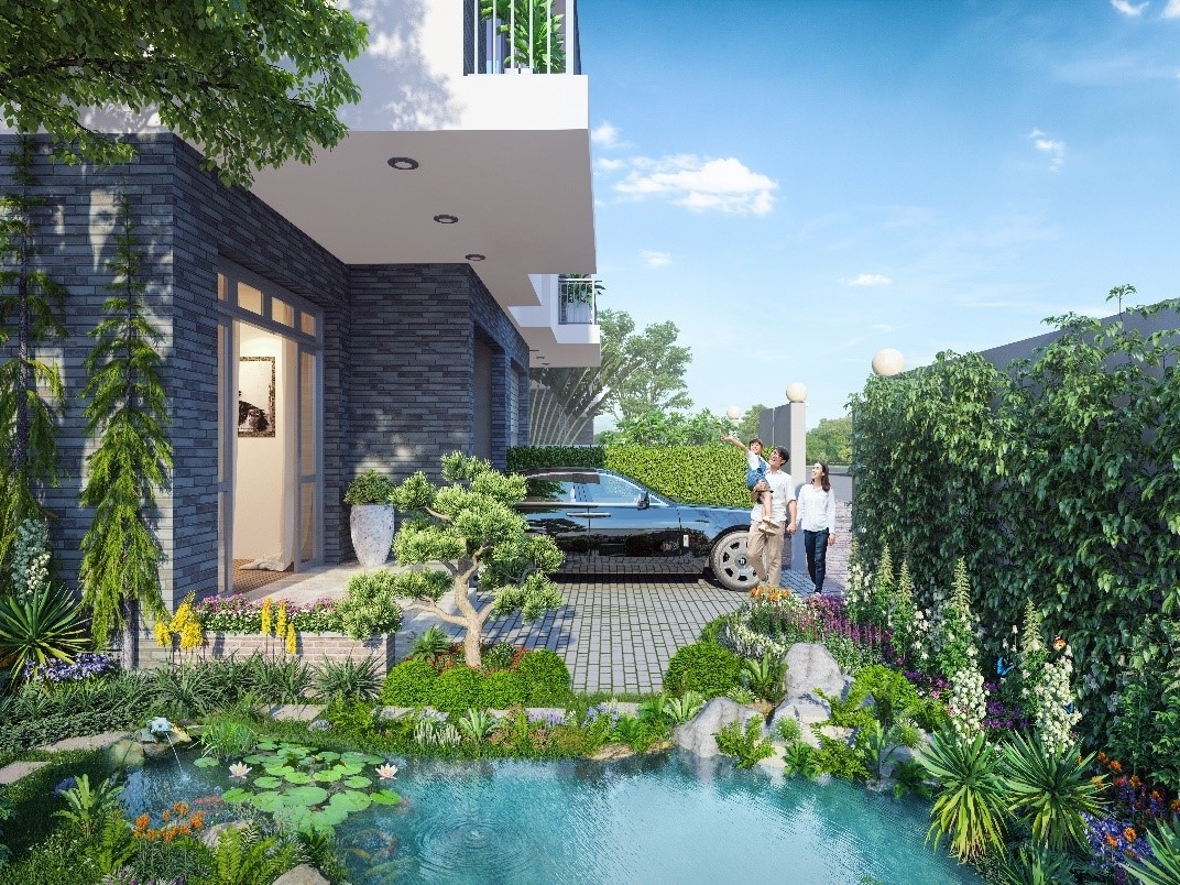 Khai truong nha mau du an Dong Tang Long - An Loc quan 9 hinh anh