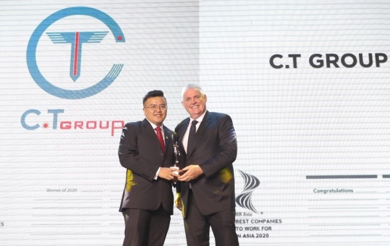 Tap doan C.T Group nhan giai 'Noi lam viec tot nhat chau A' hinh anh