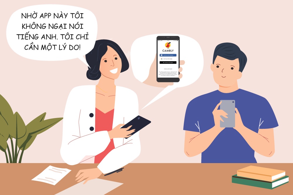 app hoc tieng Anh Cambly anh 8