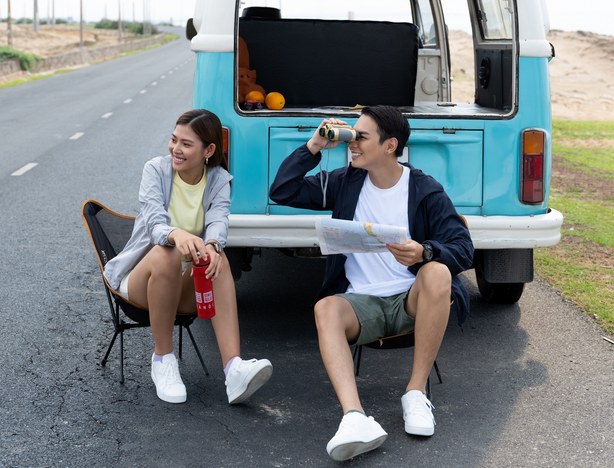 Tu tin van dong ngay he voi trang phuc nang dong, thoai mai tu Uniqlo hinh anh