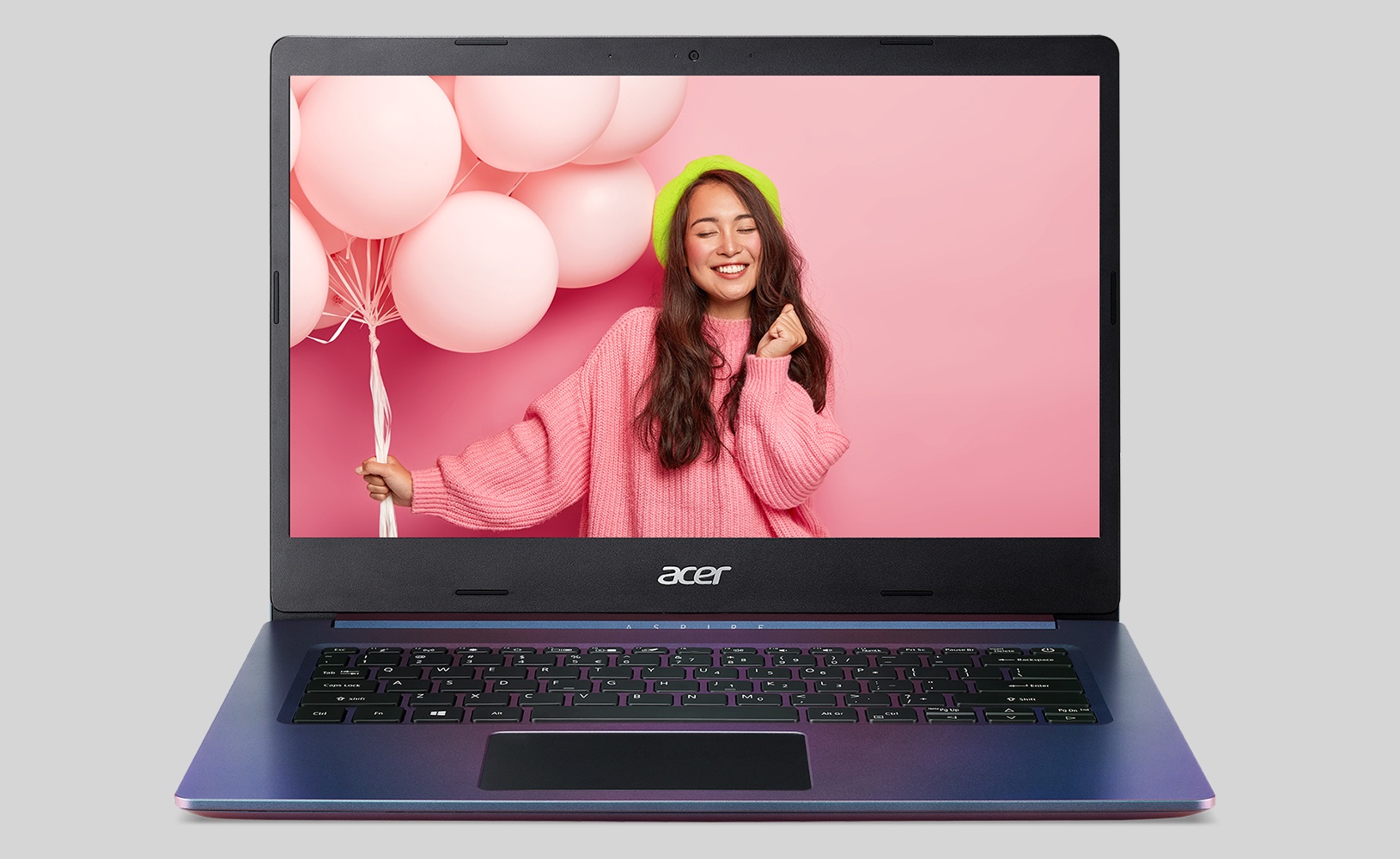 Laptop Acer Aspire 5 ra mat phien ban mau magic purple ca tinh hinh anh