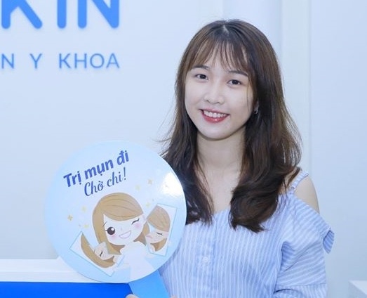 Kinh nghiem tri mun hieu qua sau mot thang cua nu sinh TP.HCM hinh anh