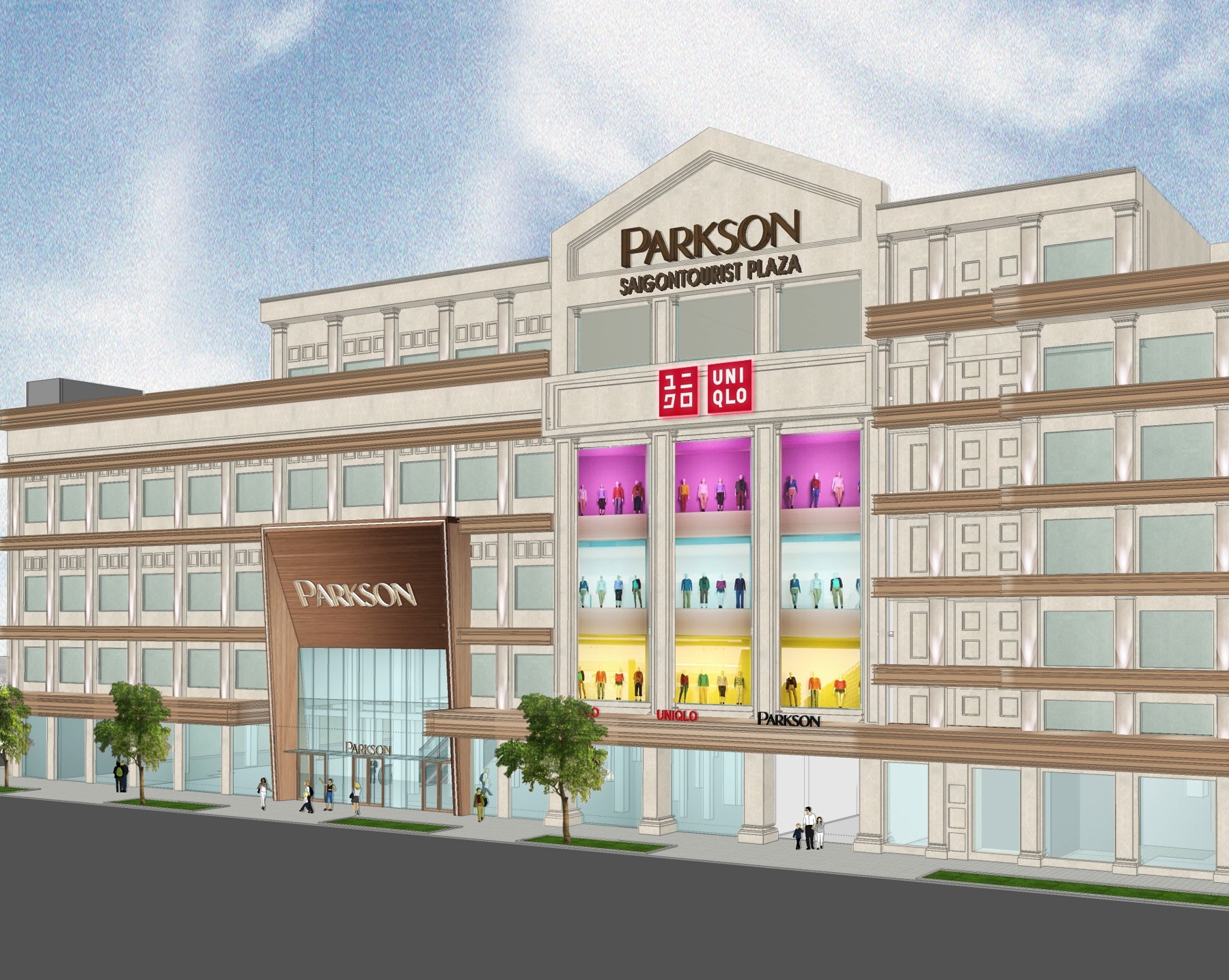 Dem nguoc toi ngay khai truong tang 1 Parkson Saigontourist Plaza hinh anh