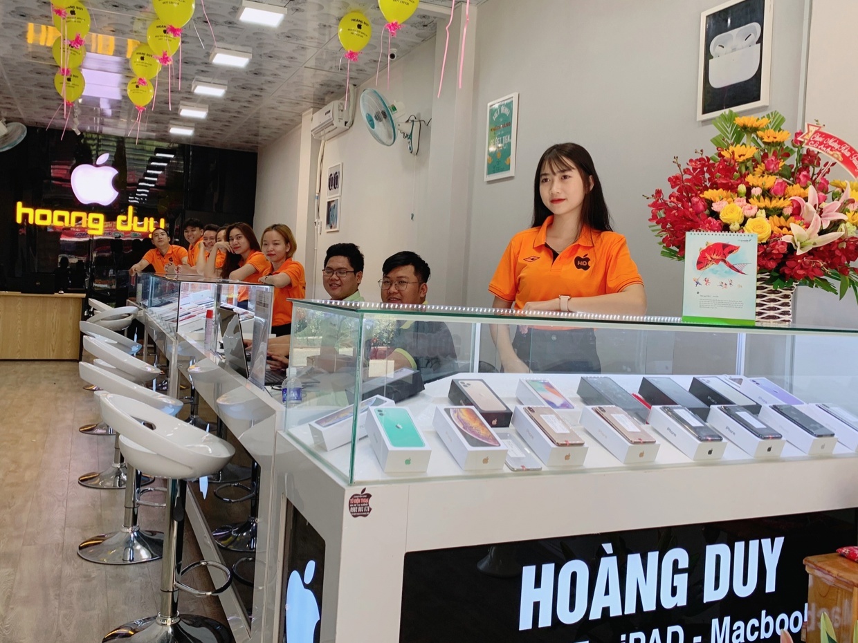 An tam ve gia ca va bao hanh dien thoai tai cua hang Hoang Duy hinh anh