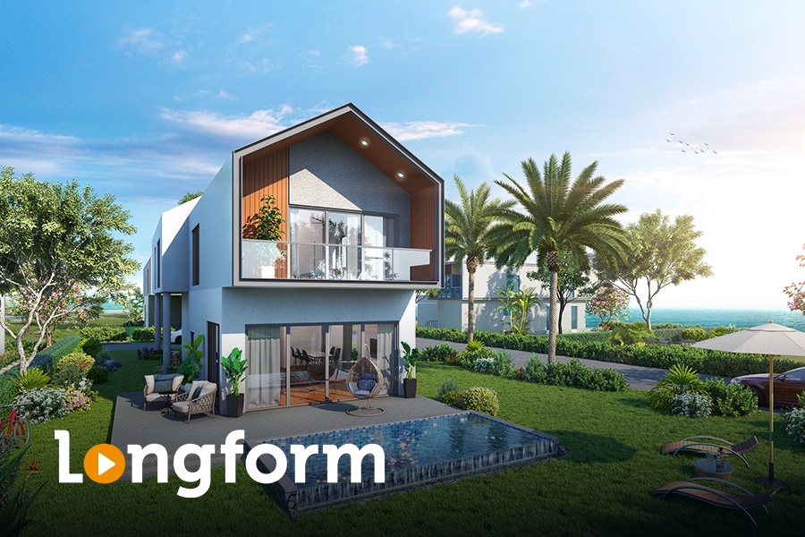 Biet thu bien phong cach nhiet doi giua Ho Tram hinh anh