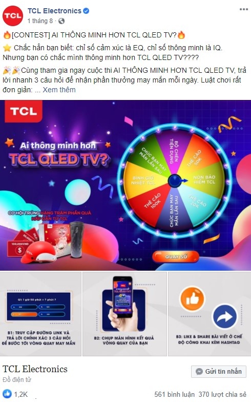 TV QLED TCL anh 1