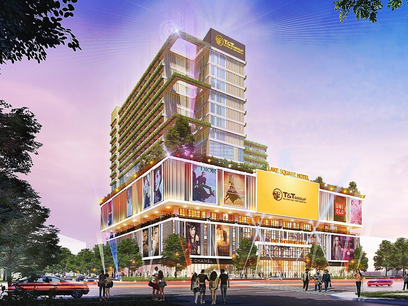 T&T Group khoi cong trung tam thuong mai 8.000 m2 tai TP Hai Duong hinh anh