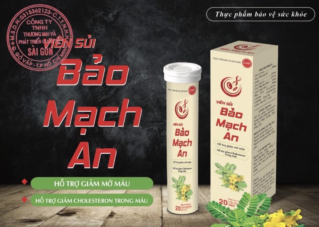 Vien sui Bao Mach An - ho tro giam cholesterol trong mau hinh anh