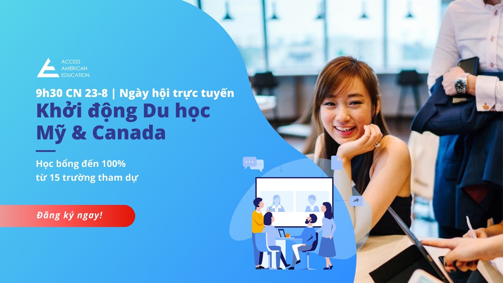 Ngay hoi truc tuyen: Khoi dong du hoc My & Canada anh 4