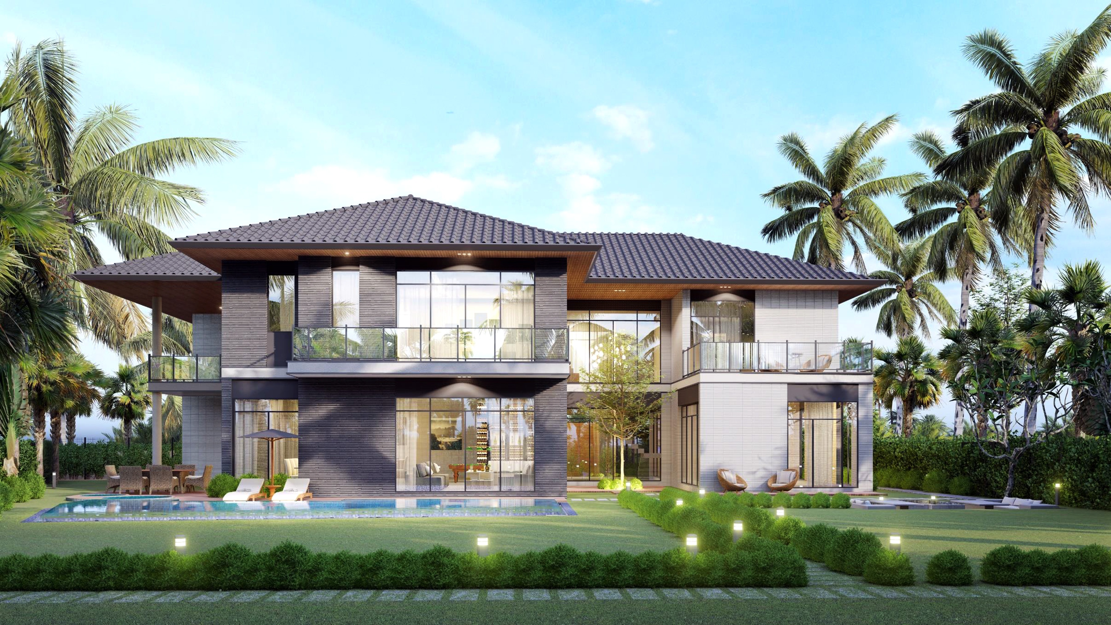 Nha gan song nuoc nang tam khong gian song cua gioi thuong luu hinh anh