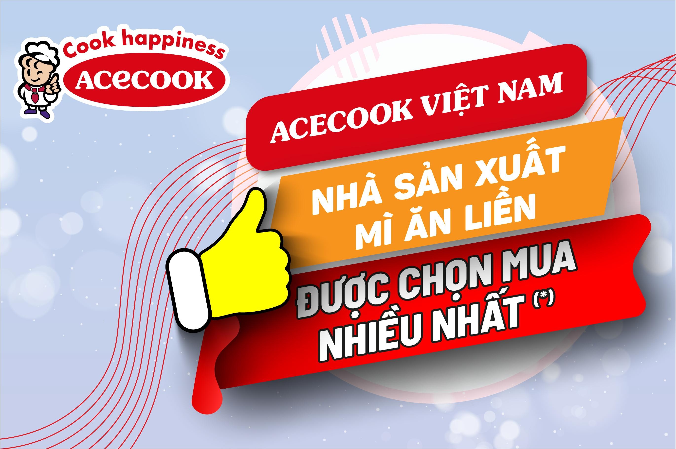 Nhung con so an tuong cua Acecook trong 25 nam hoat dong tai VN hinh anh
