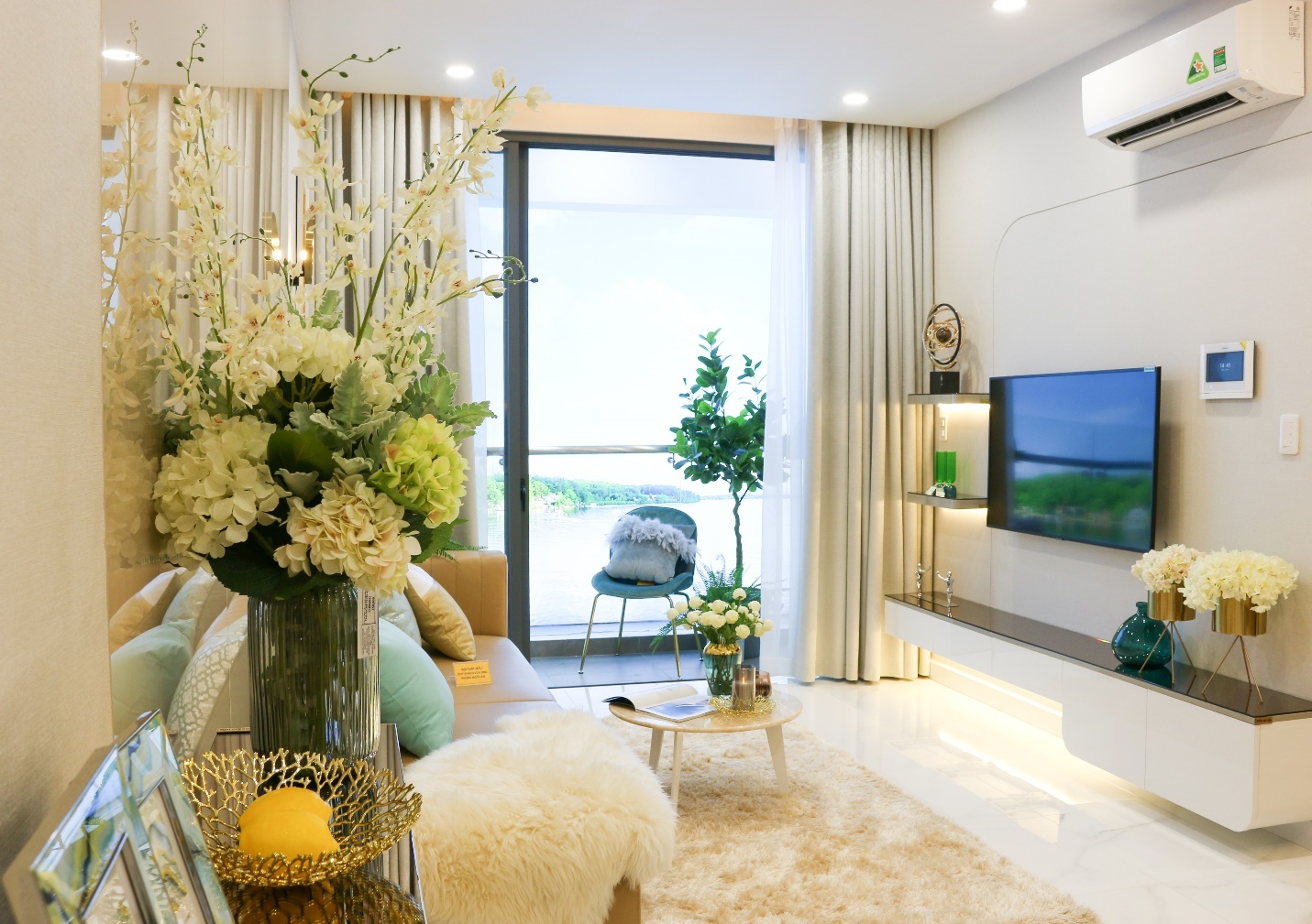 Ben trong can ho phong cach Bac Au tai Thu Thiem hinh anh