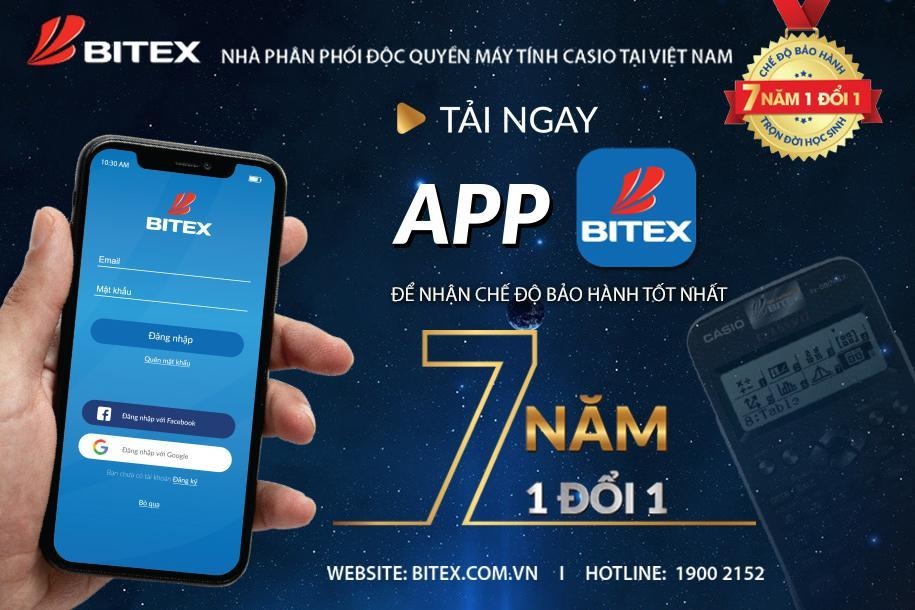 Bao hanh may tinh Casio de dang hon voi app BITEX hinh anh