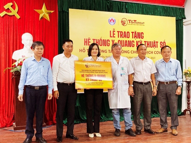 T&T Group tang he thong X-quang cho huyen Thang Binh, Quang Nam hinh anh