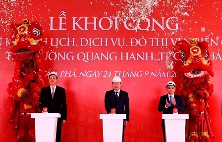 Khoi cong khu du lich - dich vu - do thi ben bo vinh Bai Tu Long hinh anh