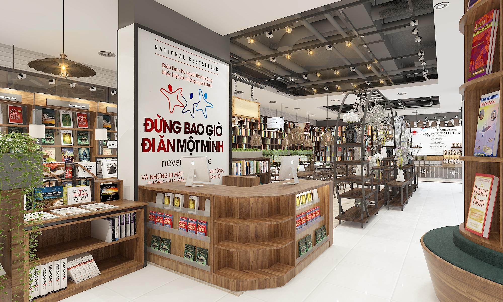 Nha sach phong cach chau Au giua long Ha Noi hinh anh