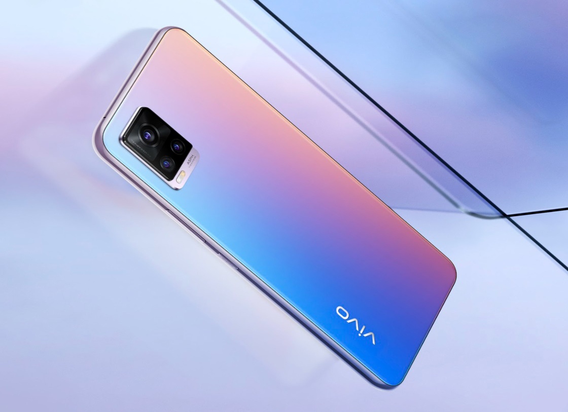 Vivo V20 - thiet ke kinh mo sieu mong, camera selfie 44 MP hinh anh