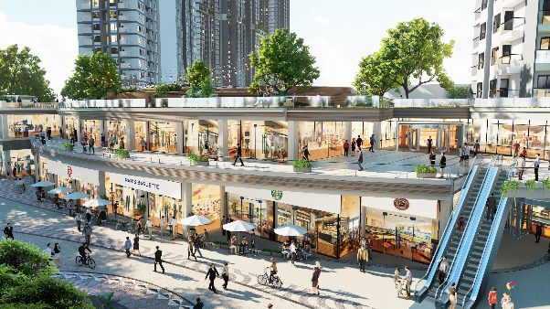 Ecopark sap trien khai TTTM 300 m truoc toa thap 5 sao hinh anh