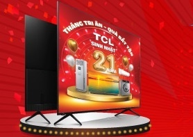 MediaMart tang nhieu uu dai cho khach mua TV TCL trong thang tri an hinh anh