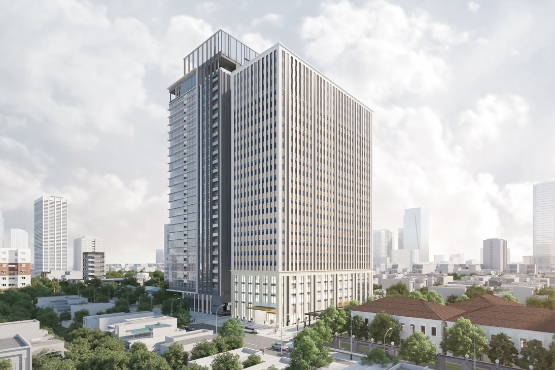 Toa nha van phong the he moi tai trung tam quan 1 hinh anh