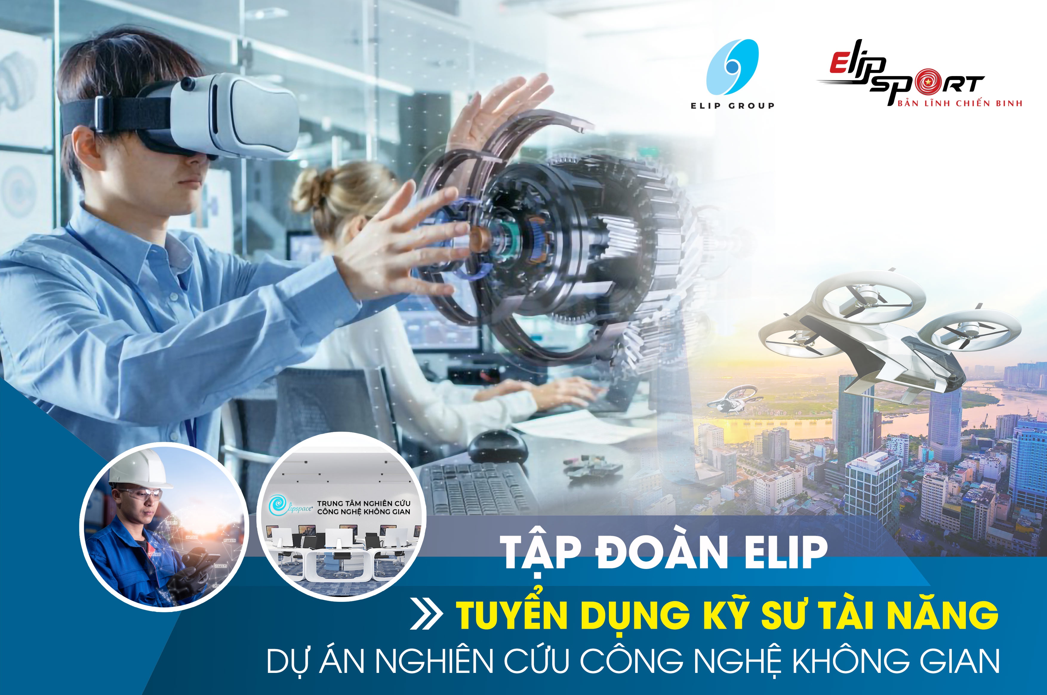 Tap doan Elip tuyen ky su tai nang cho du an cong nghe hang khong hinh anh