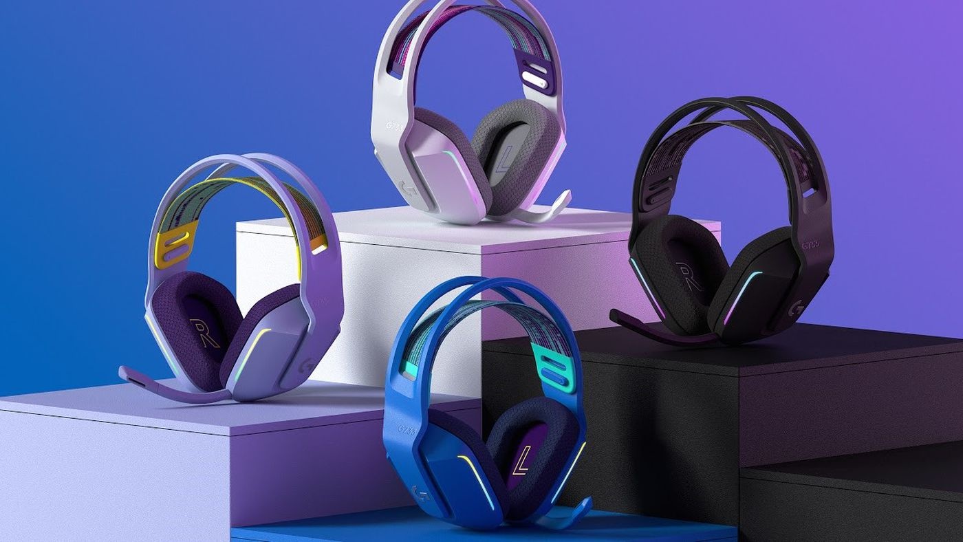 Tai nghe gaming Logitech G733 - ket noi khong day 20 m, nhe 278 g hinh anh