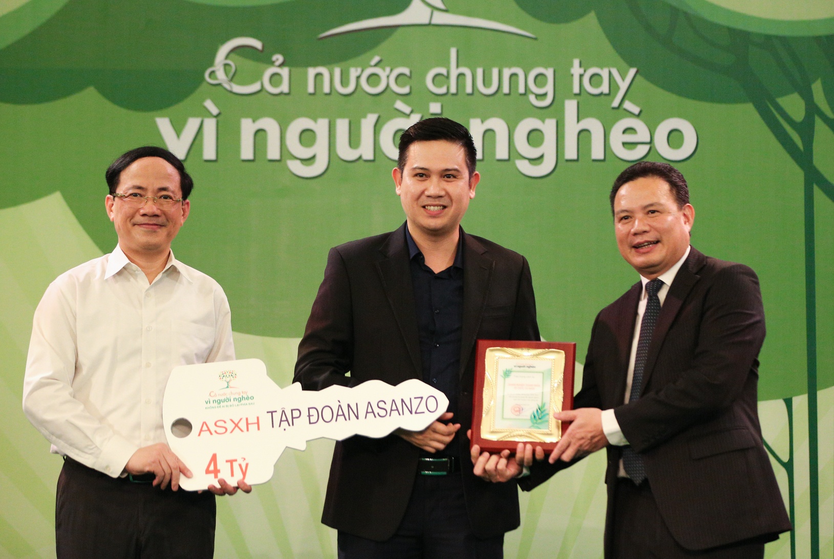 Asanzo ung ho 5 ty dong cho quy Vi nguoi ngheo va an sinh xa hoi hinh anh