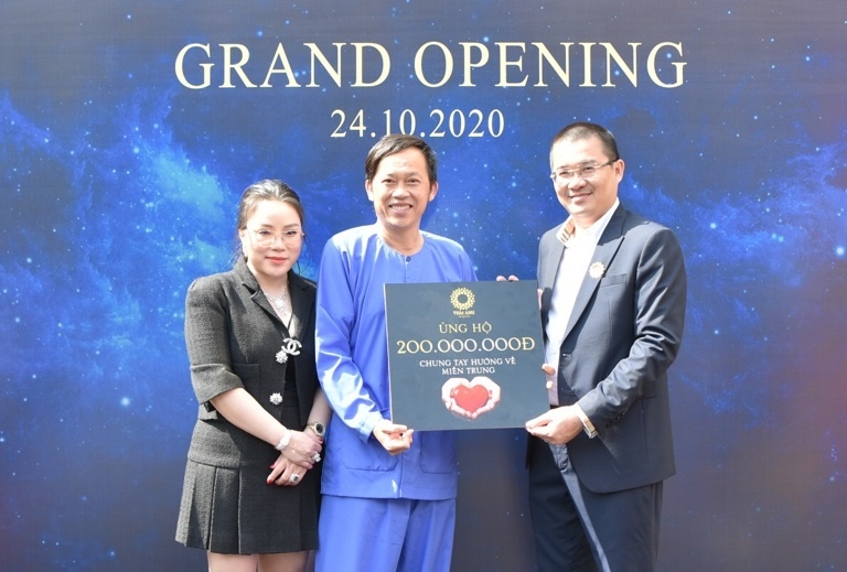 Thai Anh Diamond ung ho 200 trieu cho quy thien nguyen cua Hoai Linh hinh anh