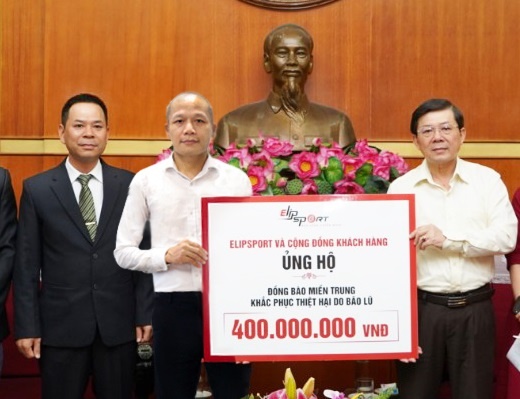 Elipsport quyen gop hon 400 trieu dong ung ho mien Trung hinh anh