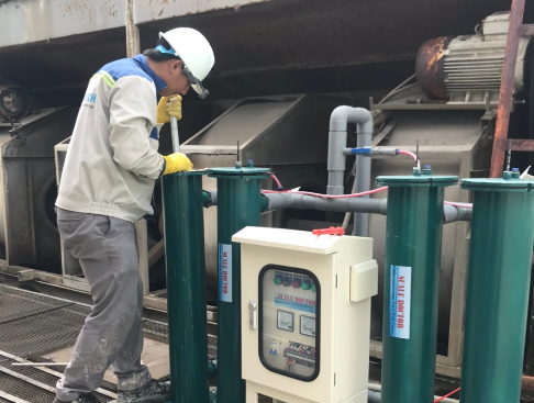 Module thu gom cau can, diet rong reu vi sinh cho he thong giai nhiet hinh anh