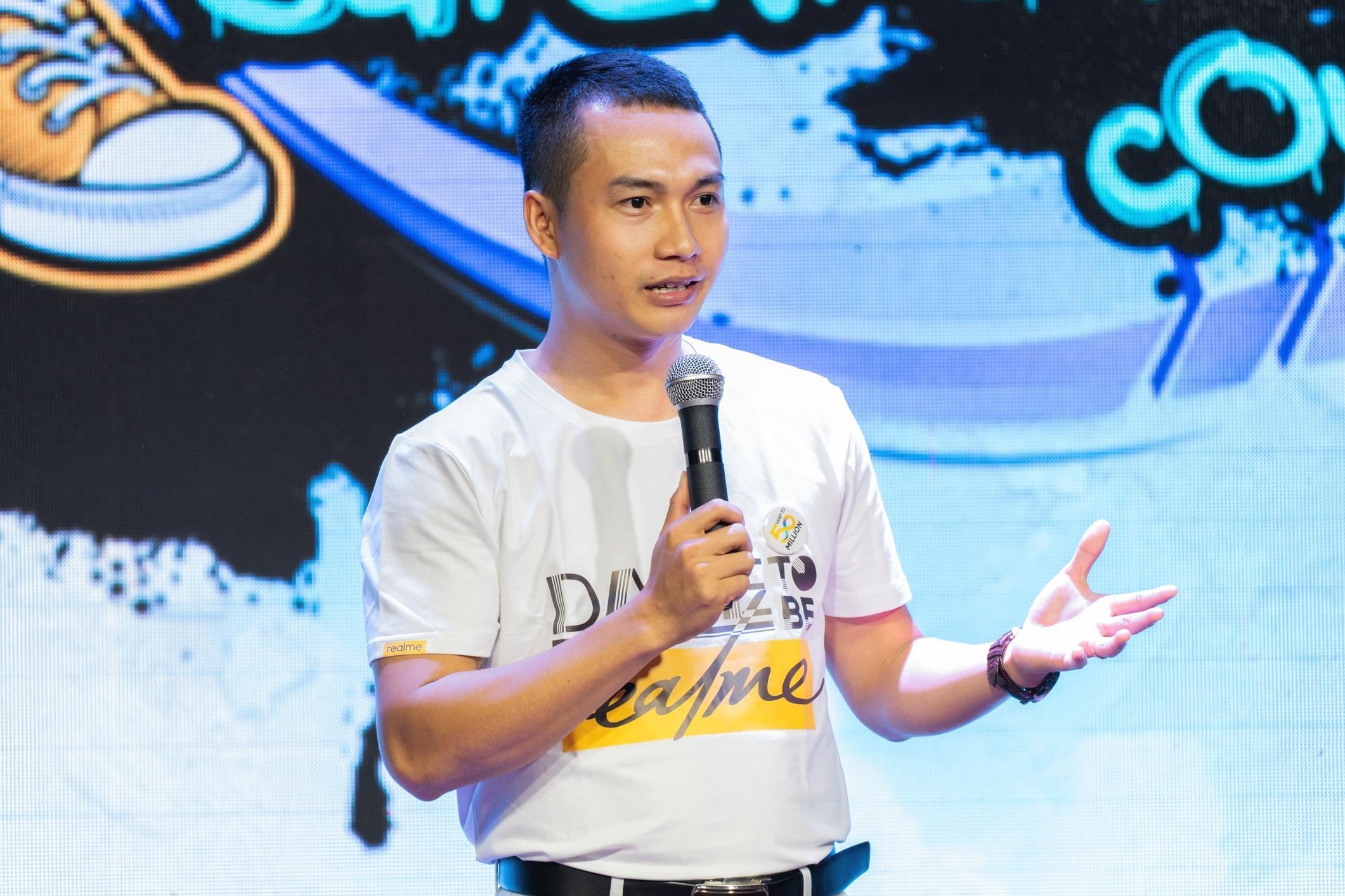 CEO Realme Viet Nam truyen cam hung 'dam the hien, la chinh minh' hinh anh