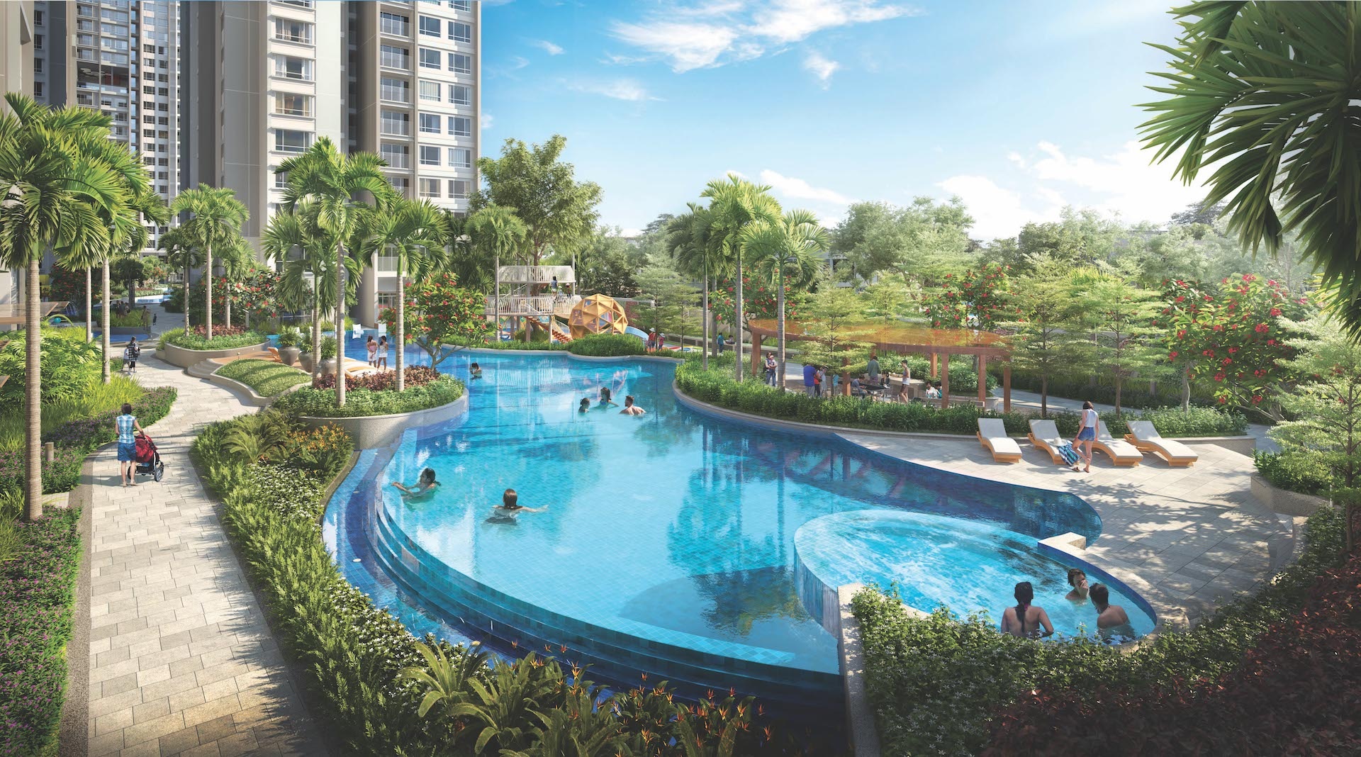 Du an phia nam TP.HCM dua phong cach nghi duong vao khong gian song hinh anh