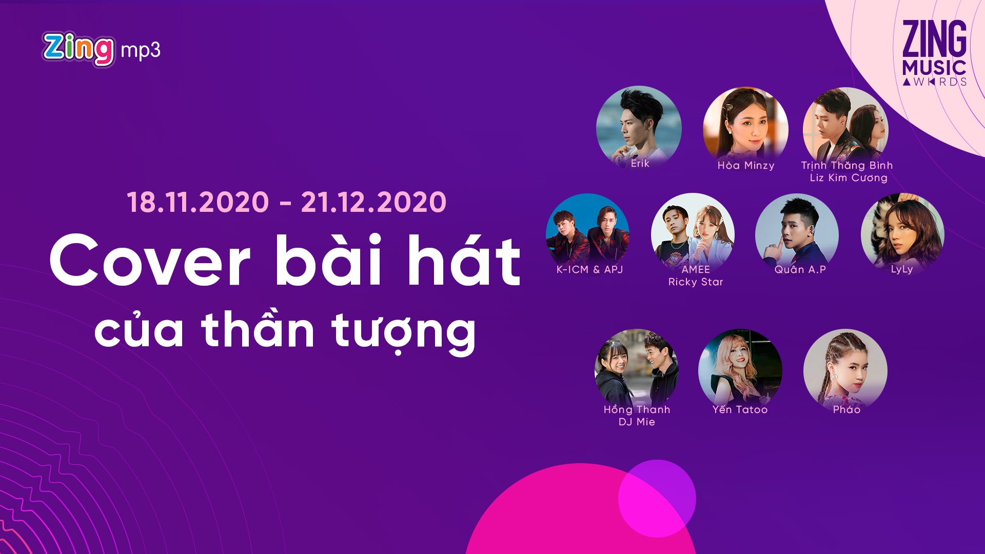 Zing Music Awards 2020 ảnh 1 Zing Music Awards 2020 anh 1