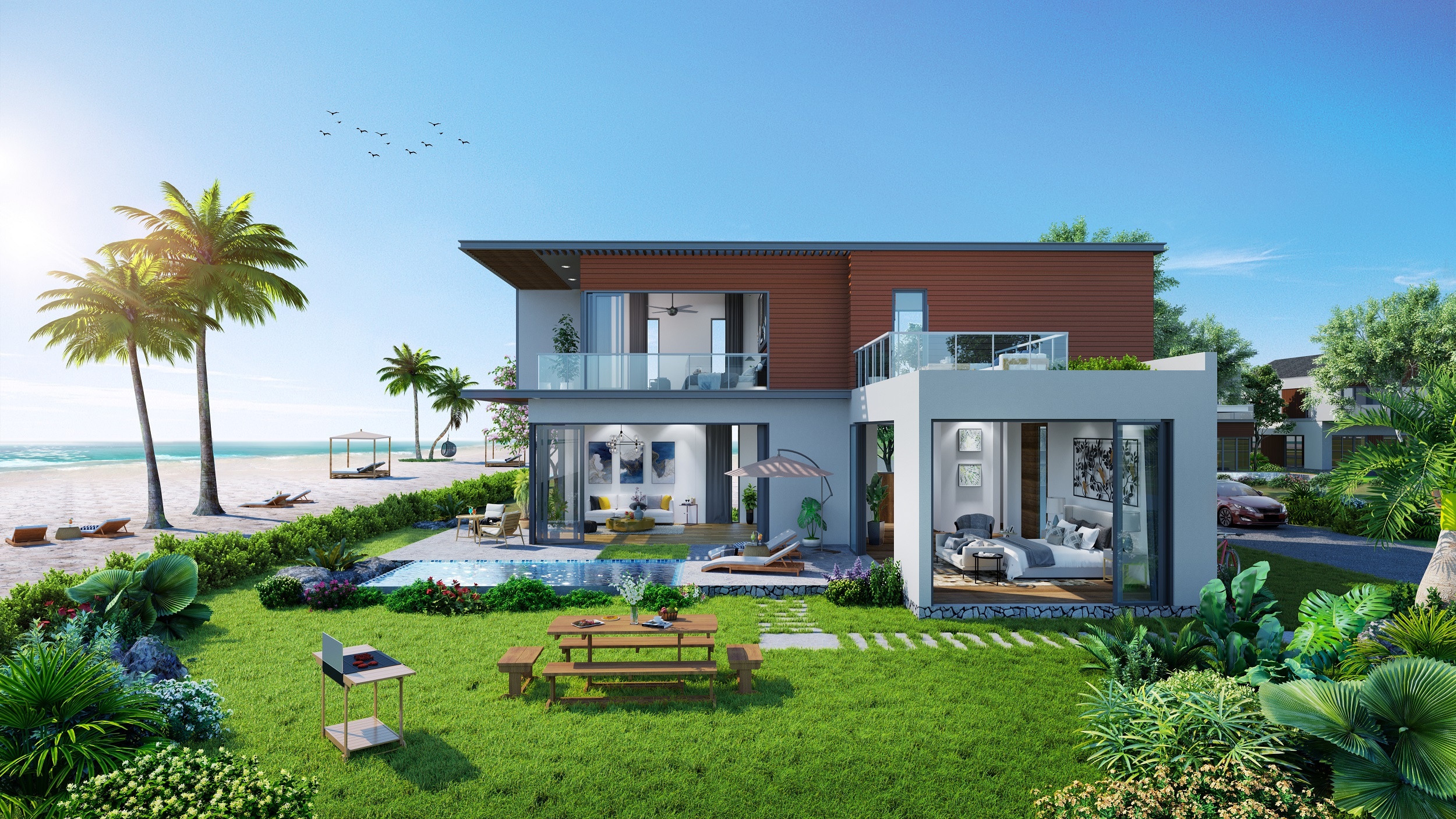 Trai nghiem mien bien nhiet doi tai to hop nghi duong giua Ho Tram hinh anh