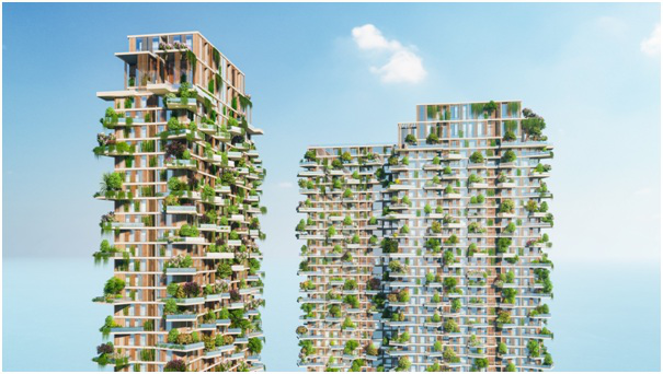 Bao nuoc ngoai noi gi ve toa thap xanh cua Ecopark? hinh anh