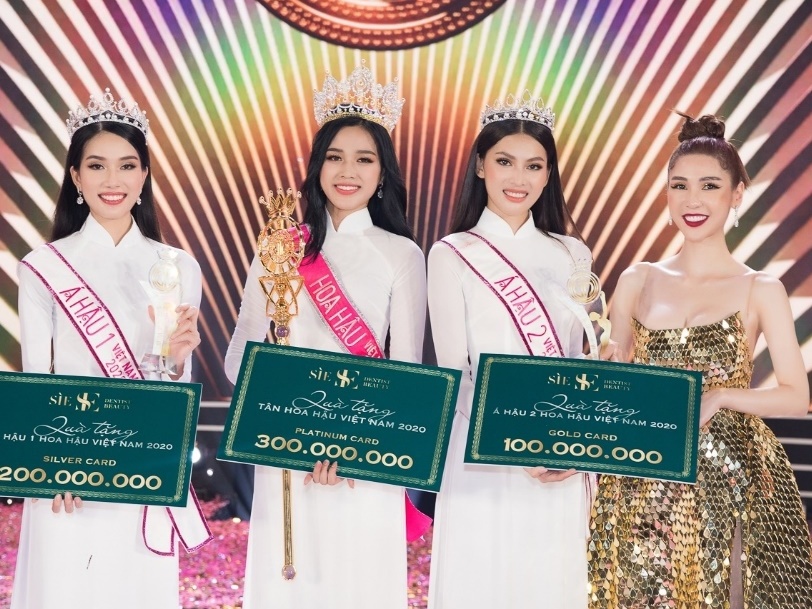 Sie Dentist tang 600 trieu dong cho top 3 Hoa hau Viet Nam 2020 hinh anh