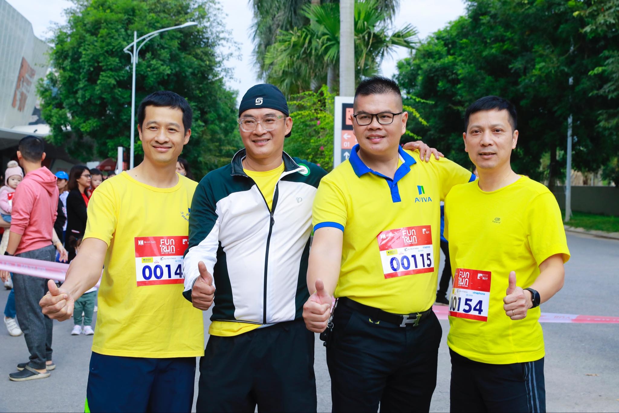 Aviva Viet Nam dong hanh cung giai chay BritCham Fun Run 2020 hinh anh