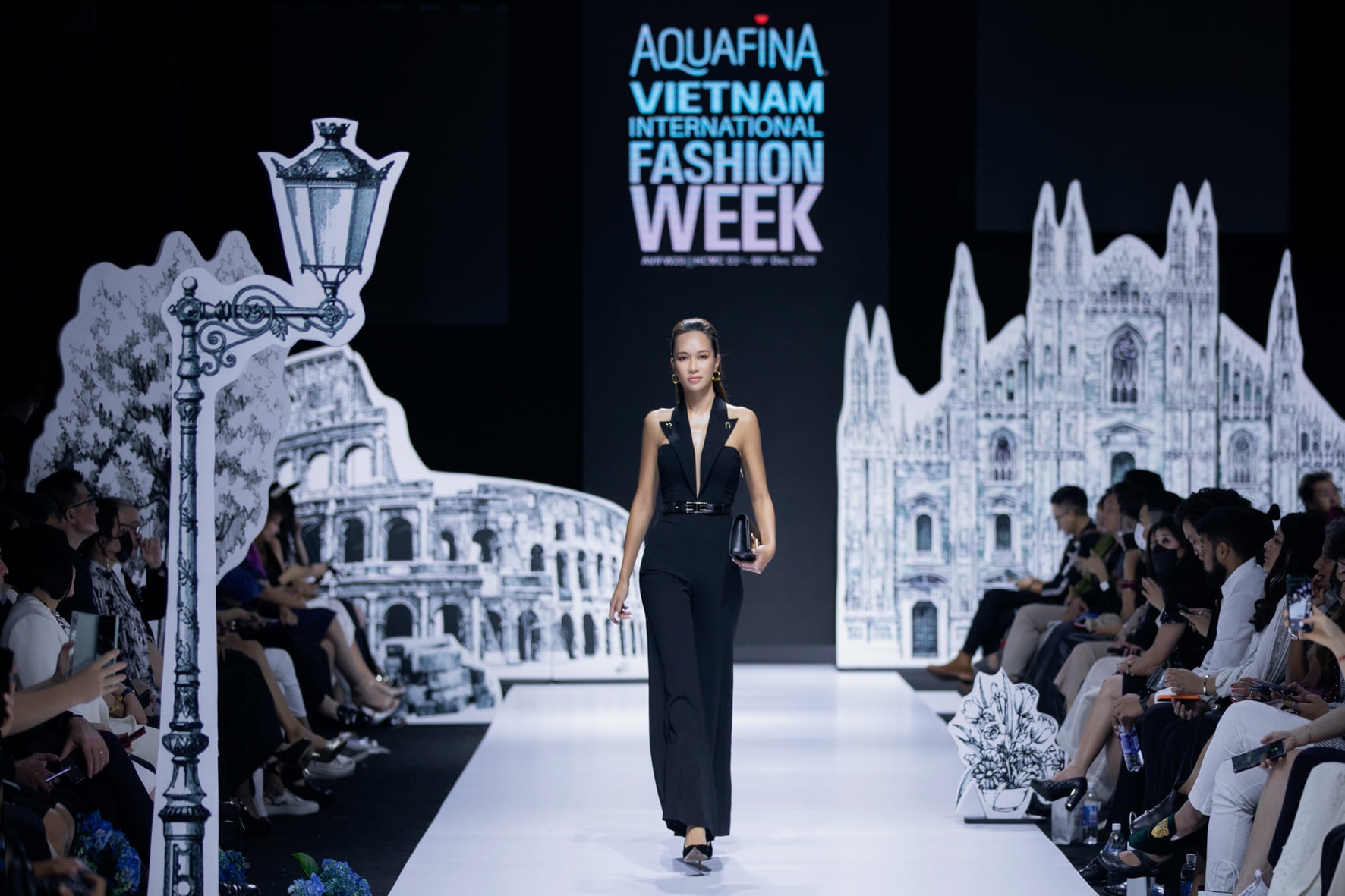 Aquafina Tuan le Thoi trang Quoc te Viet Nam 2020 anh 5