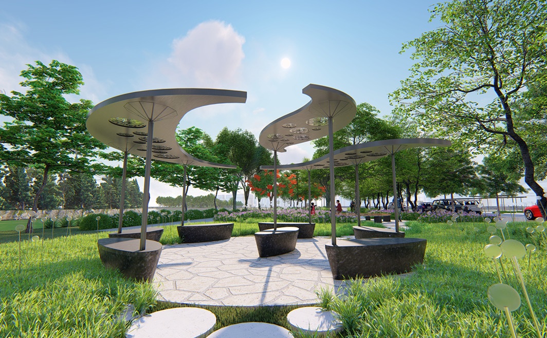 Tien ich noi - ngoai khu giup tang gia tri bat dong san hinh anh