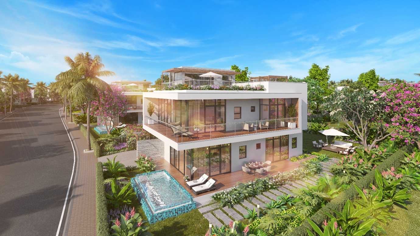 Dac quyen cua chu nhan biet thu bien The Maris hinh anh