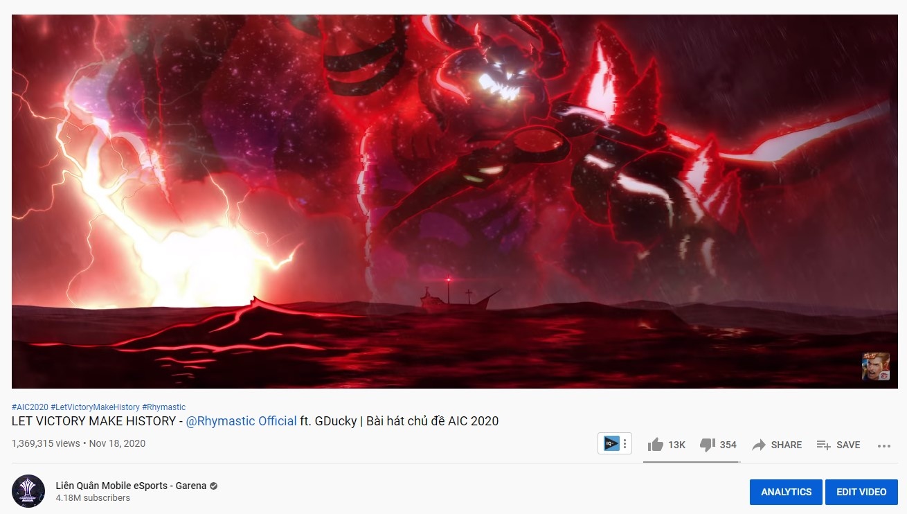 Chung ket Lien Quan Mobile quoc te AIC 2020 anh 1