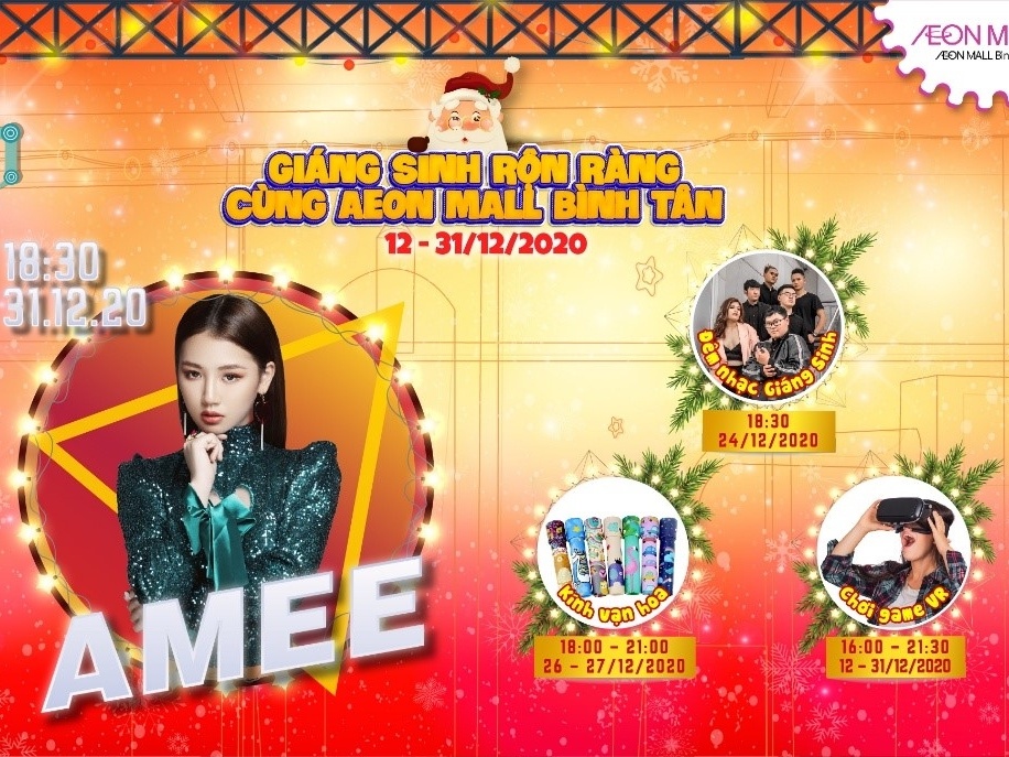 Don Giang sinh va nam moi voi loat su kien tai AEON Mall Binh Tan hinh anh